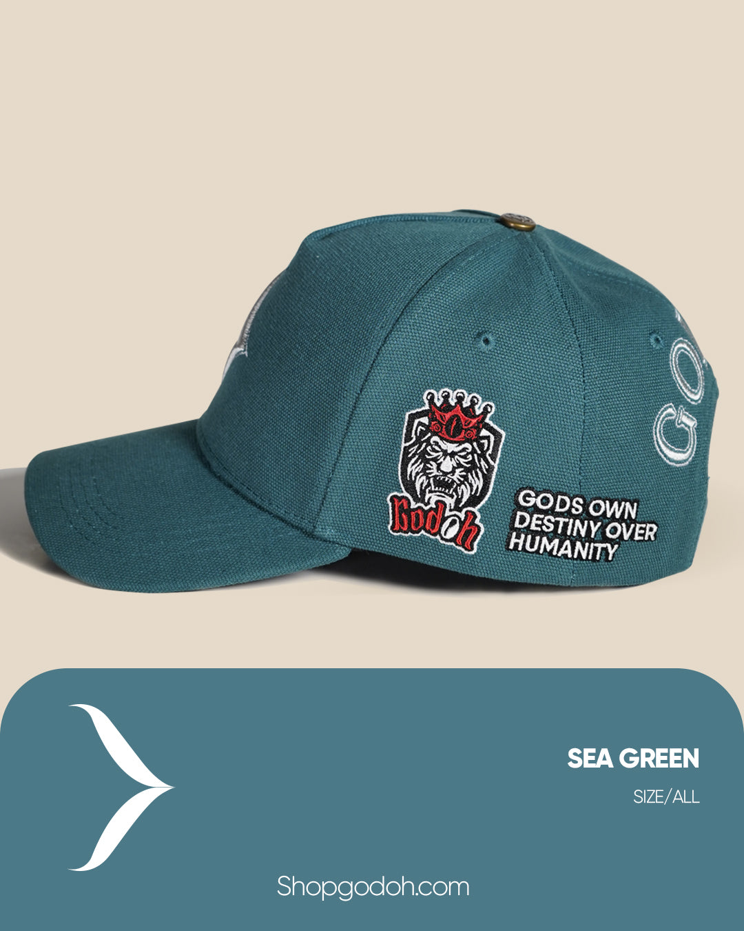 SEA GREEN SNAPBACK HAT