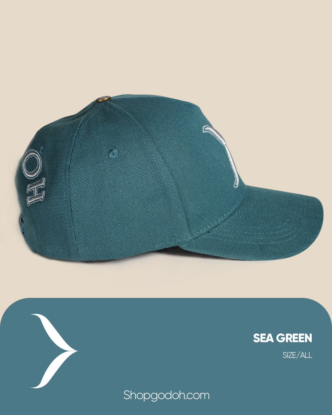SEA GREEN SNAPBACK HAT