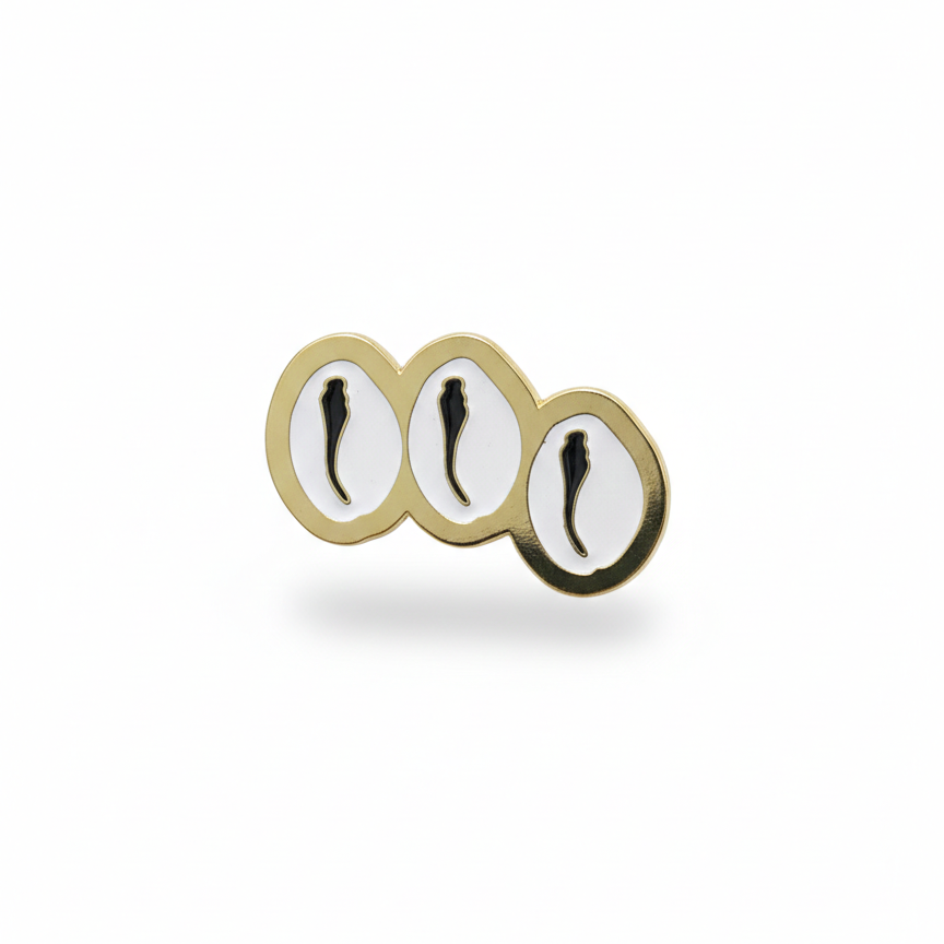 Cowrie shell Pin